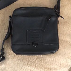 COACH Leather Rivington Shoulder/Flight Bag
